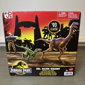 Jurassic Park Dr. Alan Grant Tactical Claw Pack JP30 '93 Classic 2022 Mattel NEW